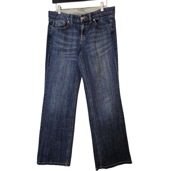Lands End womens jeans, low rise boot cut. Size 31. # 838 - Picture 1 of 4